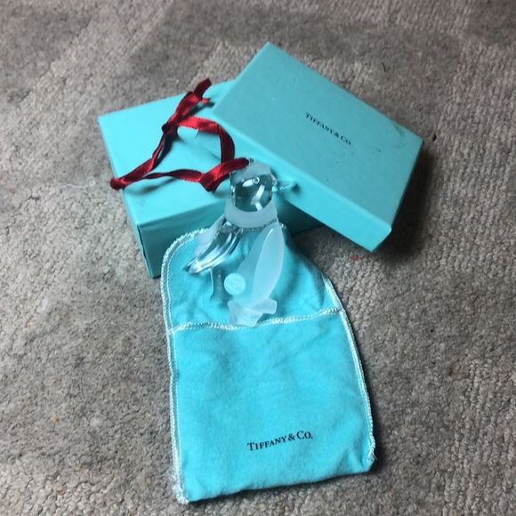 Vintage Tiffany & Co Crystal Penguin Ornament | 2002 - Picture 6 of 14